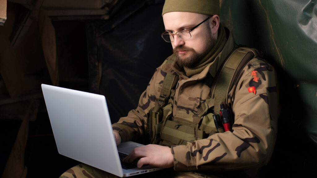 Midjourney Symbolbild: russischer Milblogger