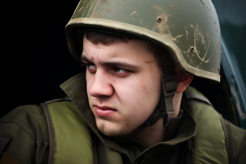 Midjourney Symbolbild ukrainischer Soldat