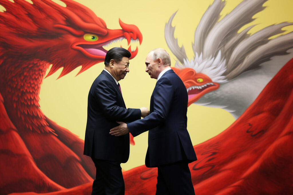 Midjourney Symbolbild Putin und Xi