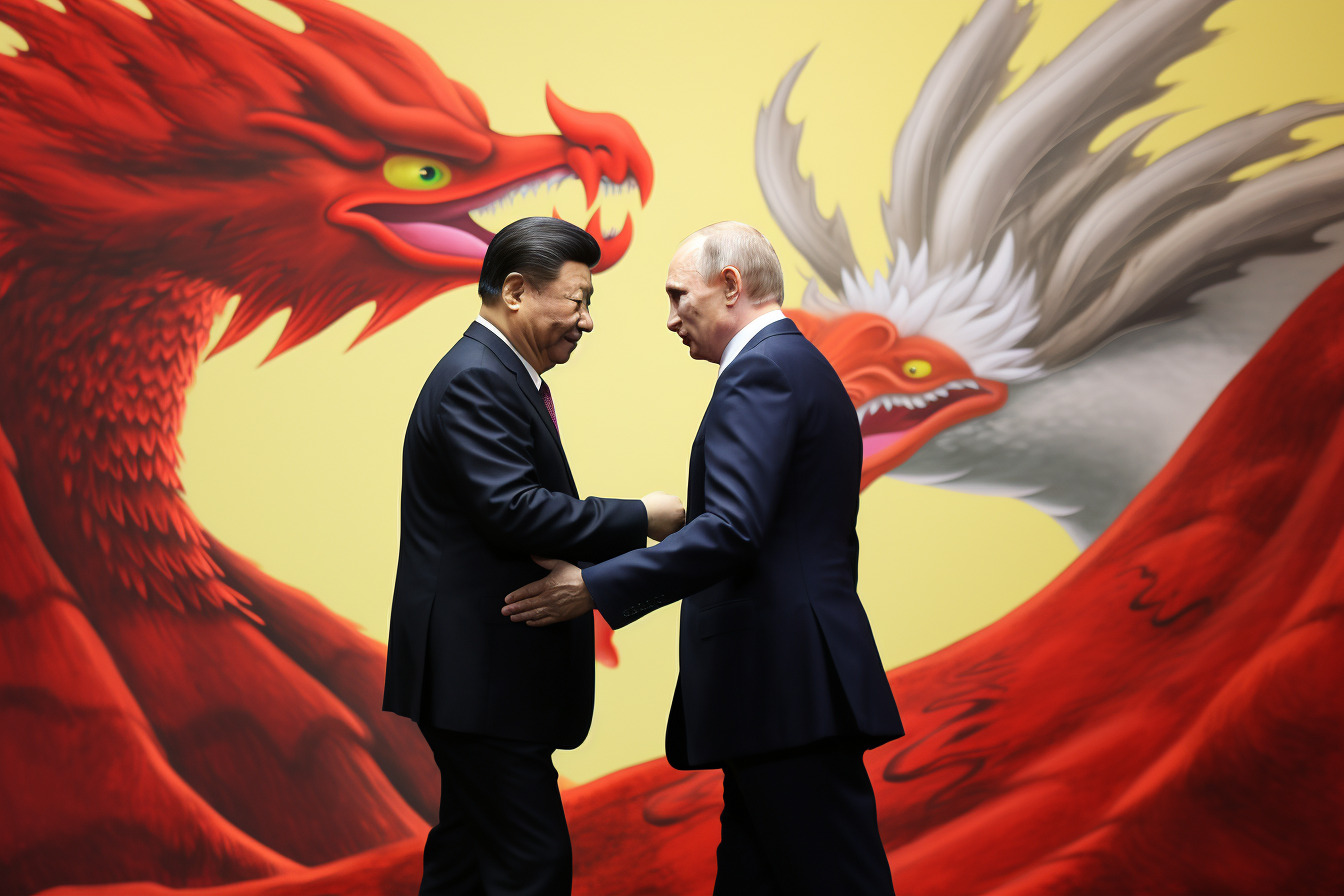 Midjourney Symbolbild Putin und Xi