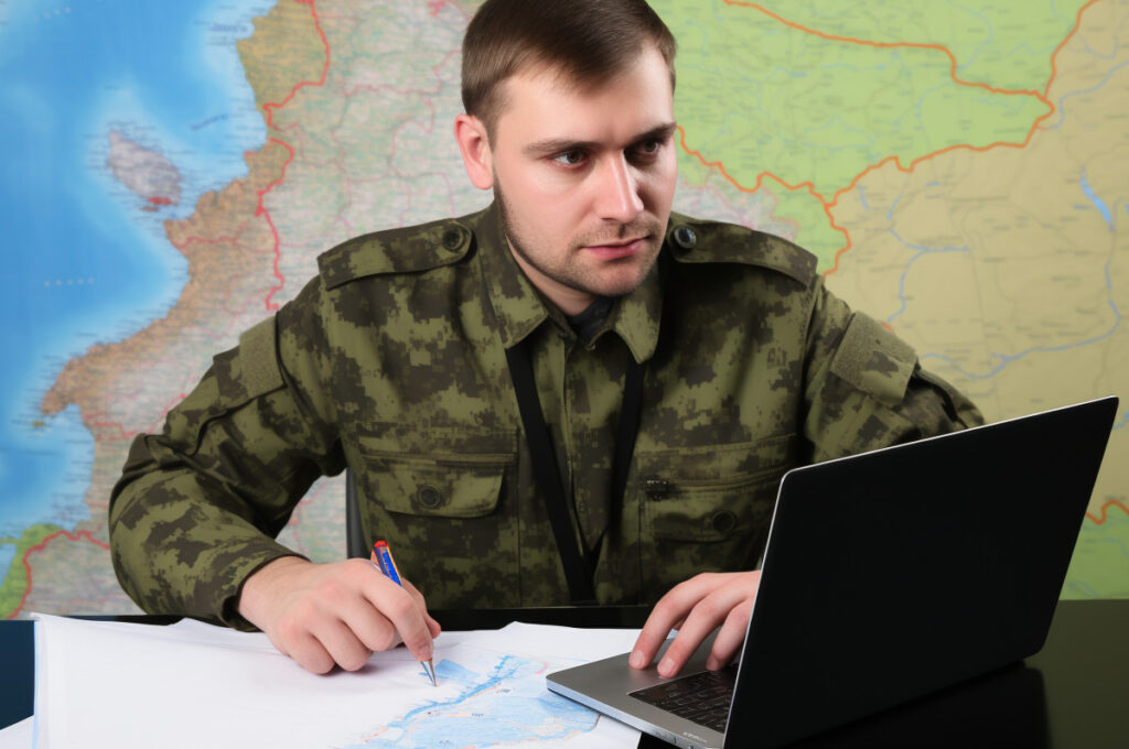 Midjourney Symbolbild Militärblogger
